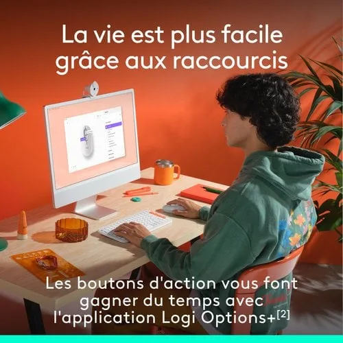 Logitech Pop - Sans fil - Blanc — vue 6