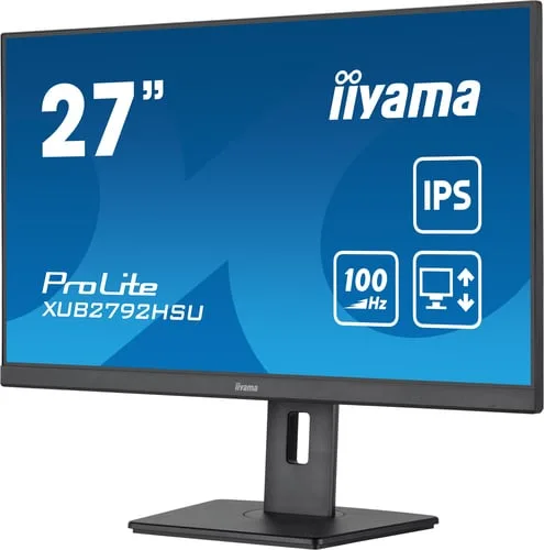 Iiyama PROLITE XUB2792HSU-B6 - 27" FHD 100Hz 0.4ms IPS FreeSync — vue 3