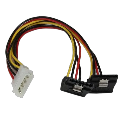 StarTech 12" LP4 to 2x Right Angle SATA Power — vue 1