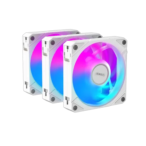 Gigabyte Aorus Ez Chain Fan ICE - Pack 3x120mm - Blanc — vue 3