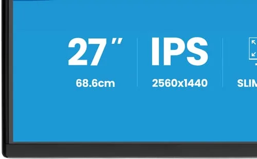 Iiyama Prolite XB2792QSU-B1 - 27" QHD 120Hz IPS 3ms Pivot Adaptive Sync FreeSync — vue 6