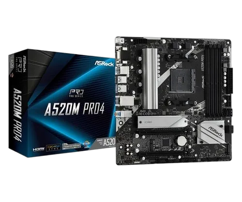ASRock A520M Pro4 — vue 1