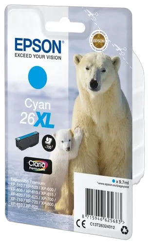 Epson - Cyan - C13T26324012 — vue 2
