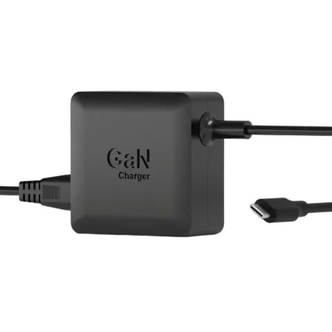 Port Alimentation GaN 65W pour DELL - 2 embouts - Noir — vue 2