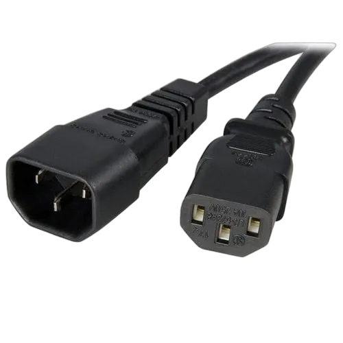 StarTech 1m PC Power Cord Extension C14 to C13 — vue 1