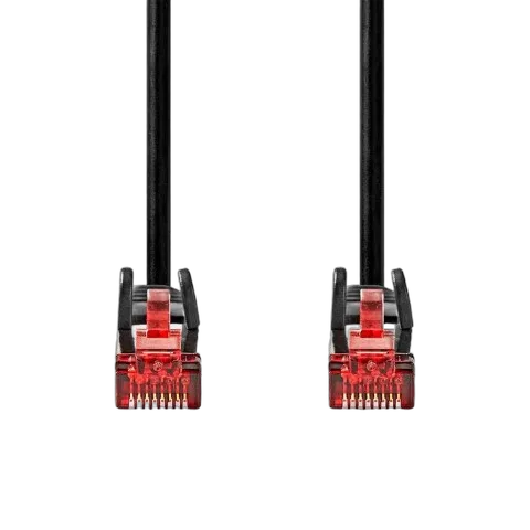 Nedis Câble RJ45 Cat6 U/UTP - 1m - Noir — vue 2