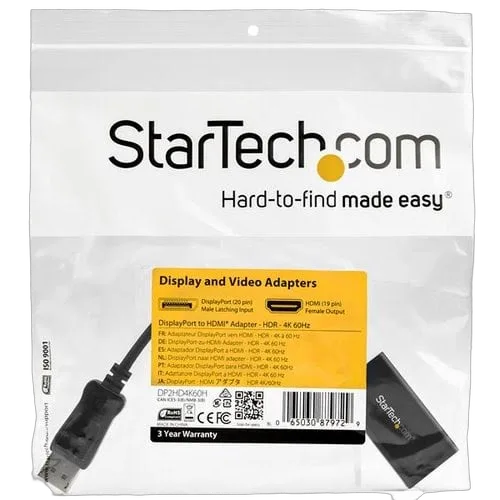 StarTech DisplayPort to HDMI Adapter with HDR — vue 6