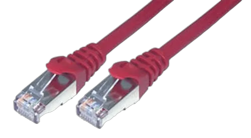MCL Samar CABLE RJ45 Armoured 0.5M CAT6 Red — vue 1
