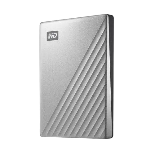 WD HDD EXT My Pass Ultra 2TB Silver — vue 3