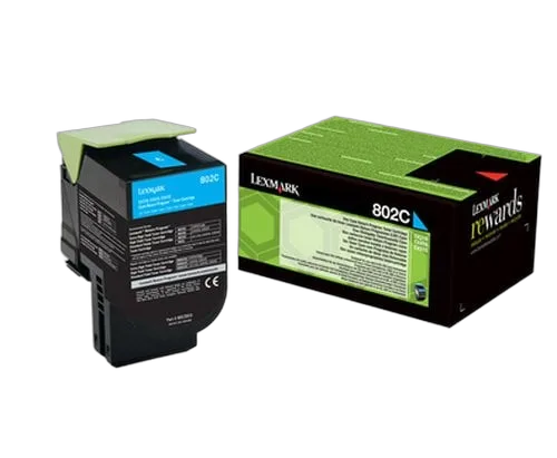 Lexmark - Cyan - 80C20C0 — vue 1