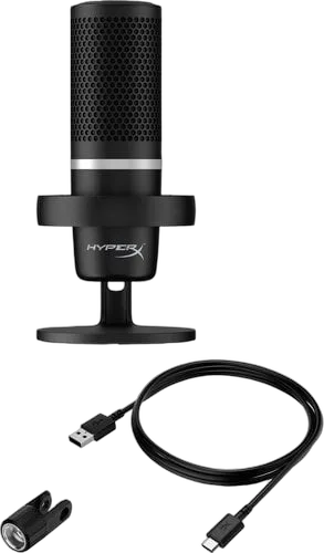 HP HyperX DuoCast-USB Microphone Black — vue 4