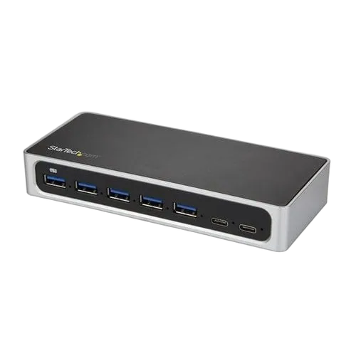 StarTech USB-C 7 Port Hub with 2 USB-C/5 USB-A — vue 1