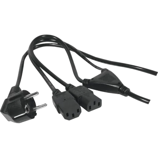 Câble Alimentation 220V Y UC/Ecran Male/2Femelles — vue 1
