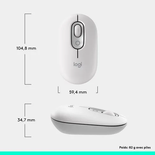 Logitech Pop - Sans fil - Blanc — vue 11