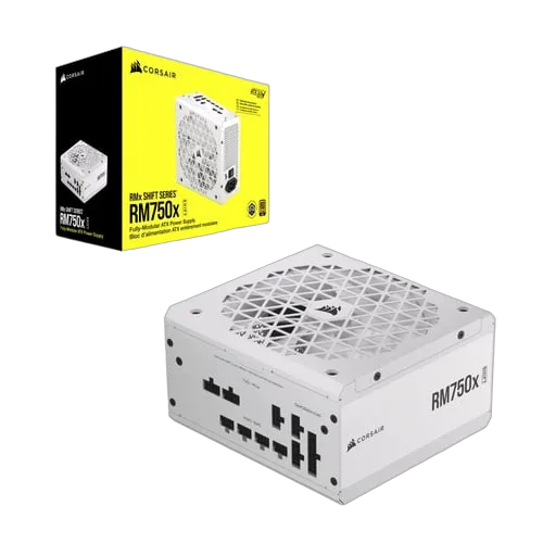 Corsair ATX 750W - RM750x Shift White 80+ GOLD F Mod. — vue 2