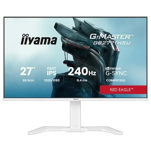 Iiyama GB2771HSU-W1 - 27" FHD 240Hz Fast IPS 0.4ms Pivot G-SYNC — vue 1