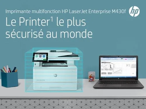 HP LaserJet Enterprise MFP M430f Printer (3PZ55A#B19) — vue 9