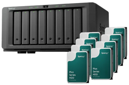 Synology DS1825+ - 8 baies avec 8 disques de 6To HAT3300-6T — vue 1