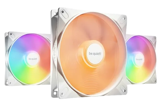 be quiet! LIGHT WINGS LX 140mm PWM HS White Triple Pack — vue 1