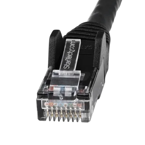 StarTech 50cm LSZH CAT6 Ethernet Cable - Black — vue 2