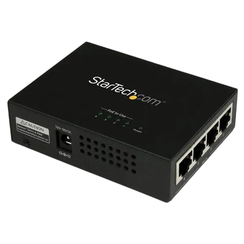 StarTech 4 Port Gigabit Midspan - PoE+Injector — vue 1