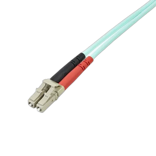 StarTech 2m 10 Gb Aqua Fiber Patch Cable LC/LC — vue 3