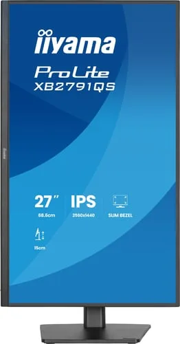 Iiyama Prolite XB2791QS-B1 -  27" QHD 75Hz IPS 1ms Pivot Adaptive Sync — vue 2