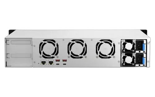 QNAP 8-bay short-depth rackmount NAS AM — vue 6