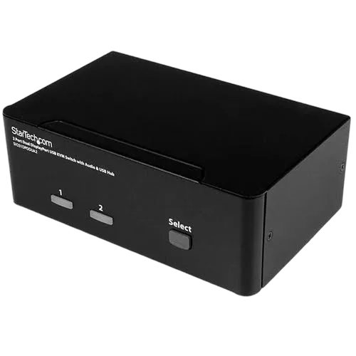 StarTech KVM DisplayPort Dual Monitor 2 Port 4K — vue 1