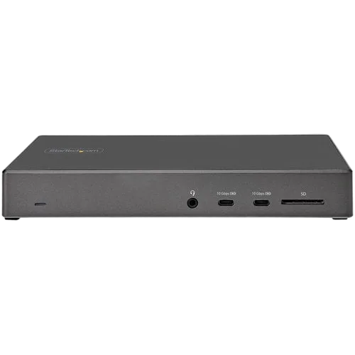 StarTech USB C Dock Triple 4K - 100W PD 6x USB — vue 3