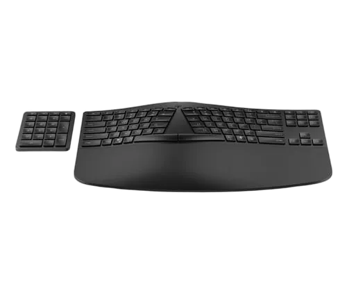 HP 960 BLK Ergonomic WL KBD FR — vue 3