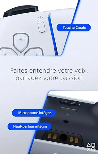 Sony Manette PS5 - DualSense V2 - Blanc — vue 2
