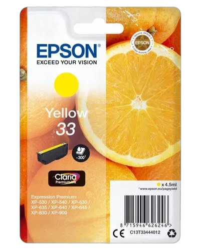 Epson - Jaune - C13T33444012 — vue 1