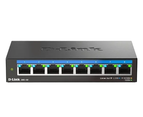 DMS-108 - 8 Ports multi-Gigabit 2,5G
