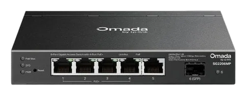 TP-Link SG2206MP OMADA ACCESS 6-PORT — vue 1