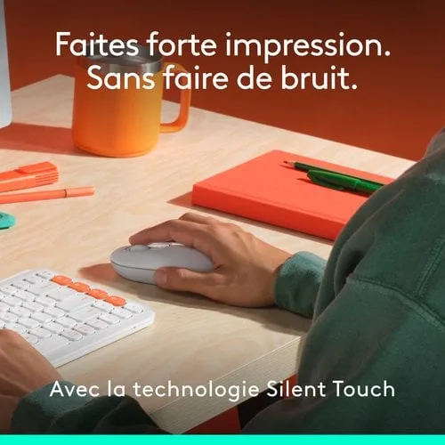 Logitech Pop - Sans fil - Blanc — vue 7