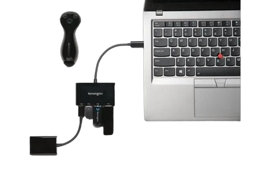 Kensington USB-C 4-Port Hub — vue 3