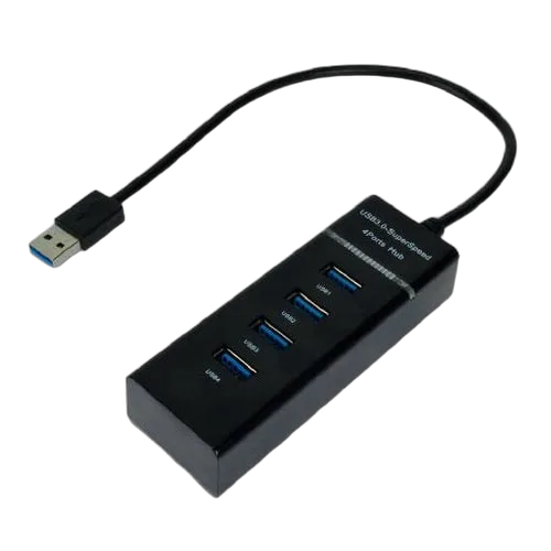 MCL Samar Hub 4 ports USB 3.0 black — vue 1