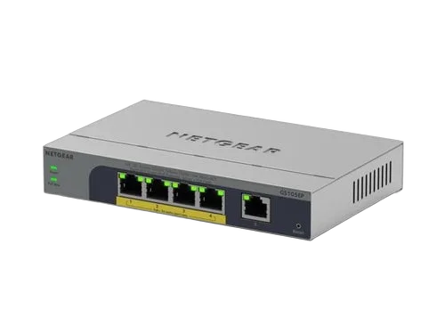 Netgear 5PT GB PLUS SWCH W/ POE+ — vue 3