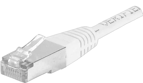 DEXLAN Cordon RJ45 catégorie 6A F/UTP blanc - 5 m