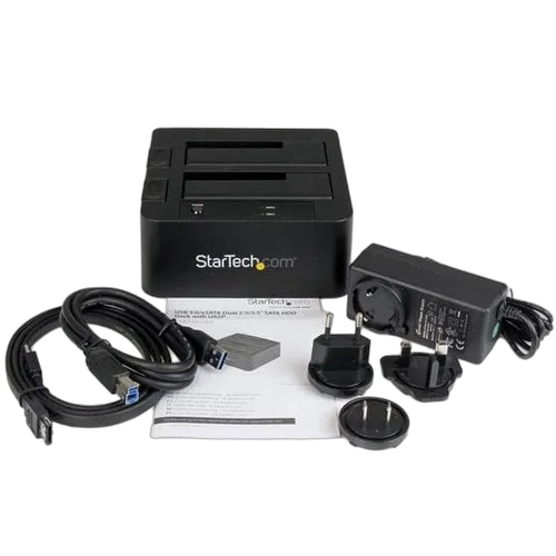 StarTech USB 3.0/eSATA Dual HDD/SSD Dock w/UASP — vue 6