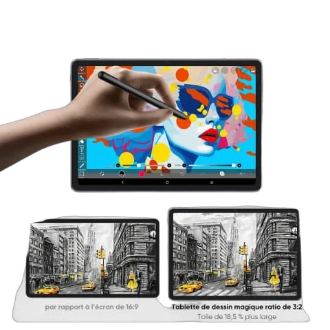 XPPEN Magic Drawing Pad 9494G_EU - 2540LPI - 12" - Violet — vue 4