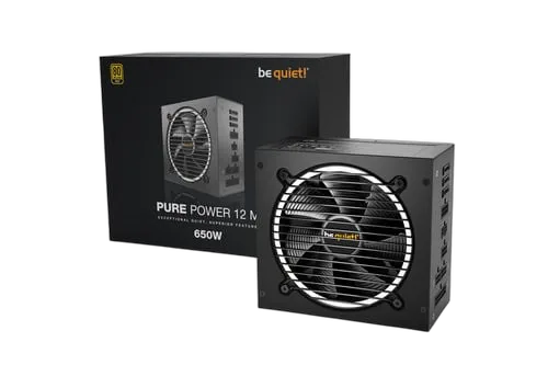 be quiet! ATX 650W - Pure Power 12 M 80+ Gold - BN342 — vue 3