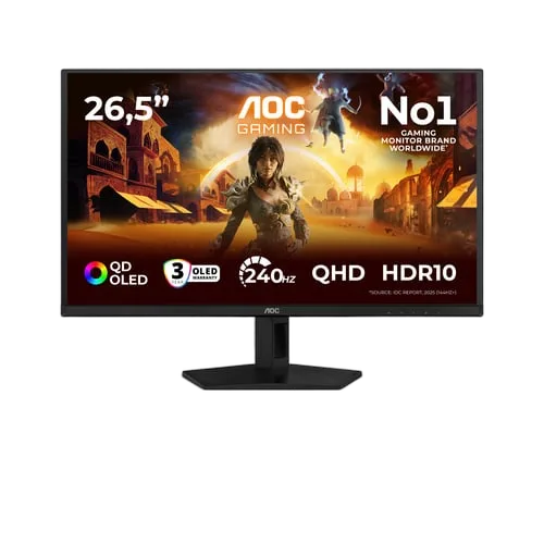 AOC Q27G41ZDF - 27" QD-OLED QHD 240Hz 0.03ms Adaptive Sync — vue 1