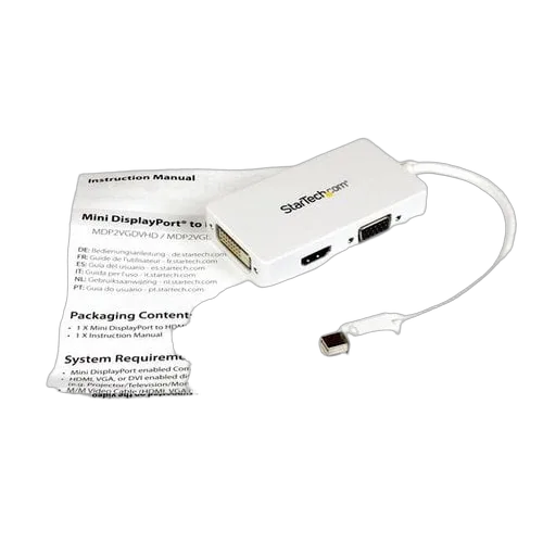 StarTech mDP to VGA/DVI/HDMI - 3-in-1 Adapter — vue 6