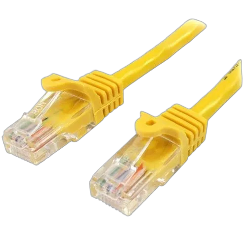 StarTech 1m Yellow Snagless UTP Cat5e Patch Cable — vue 1