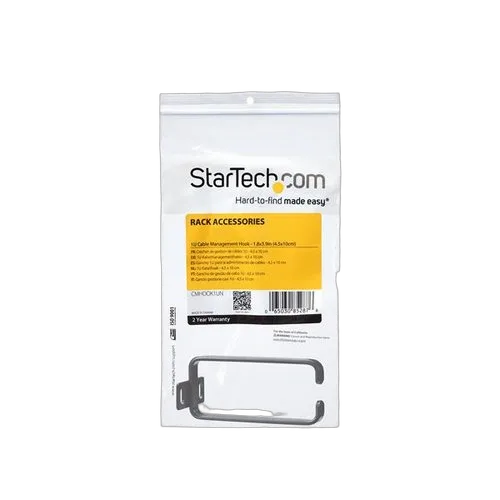 StarTech 1U Rack Cable Management D-Ring — vue 5