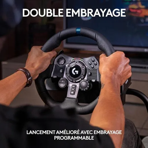 Logitech G923 Racing Wheel & Pedals PC et Playsation Edition — vue 8