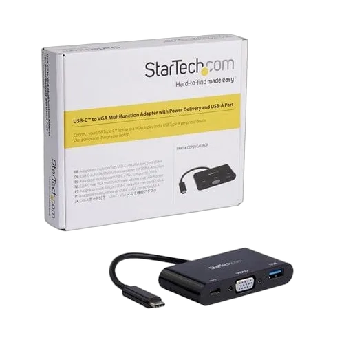StarTech USB-C to VGA Multifunction Adapter - PD — vue 6
