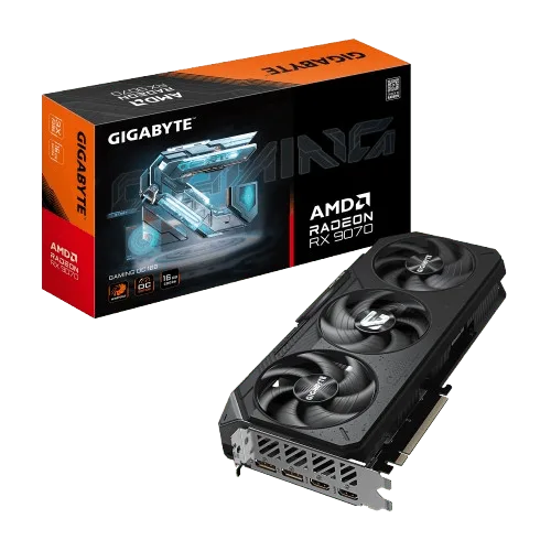 Gigabyte Radeon RX 9070 GAMING OC 16G — vue 1